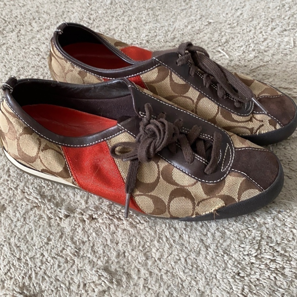 Coach women’s sneakers; size 8.5 medium